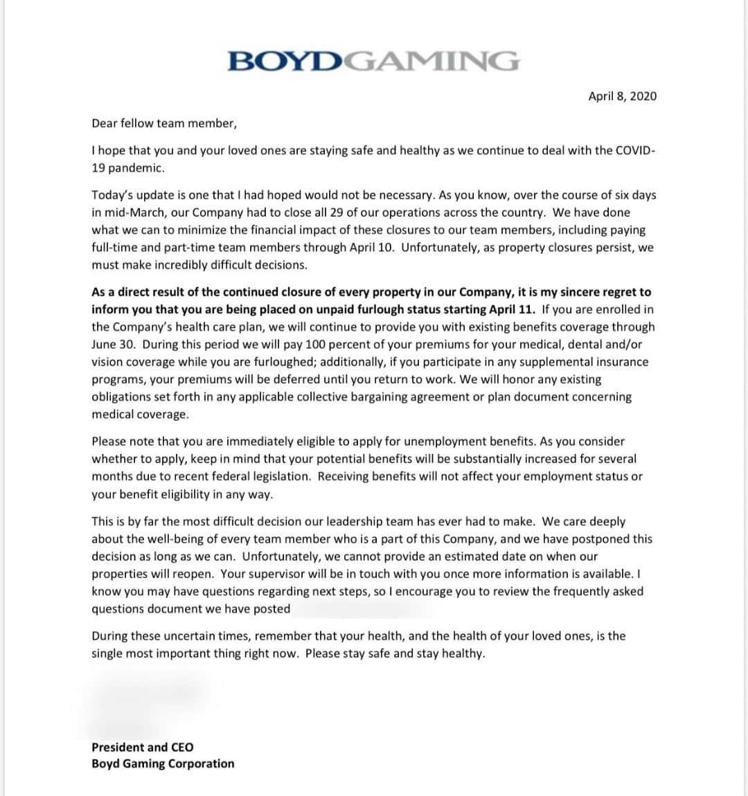 Boyd Letter