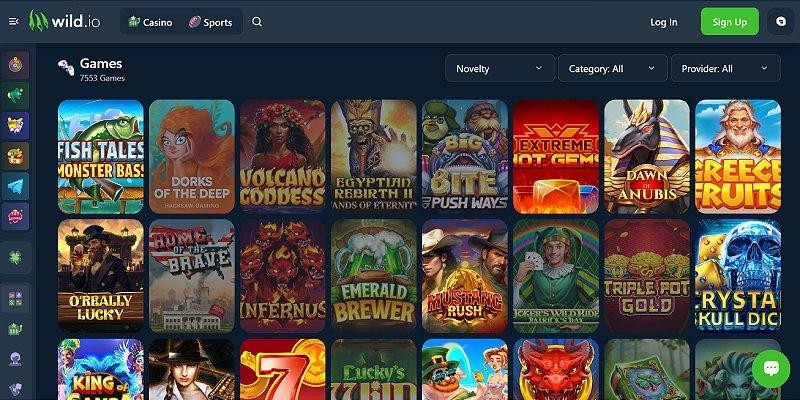 Screenshot of Wild.io