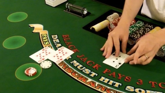The Player tips the dealer by betting for them The Player tips the dealer by betting for them
