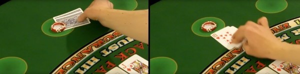 How to pick up the cards on a handheld deck How to pick up the cards on a handheld deck