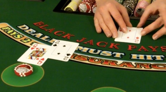 an example of a hard hand