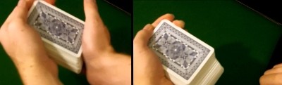 How to hold the deck from a third angle