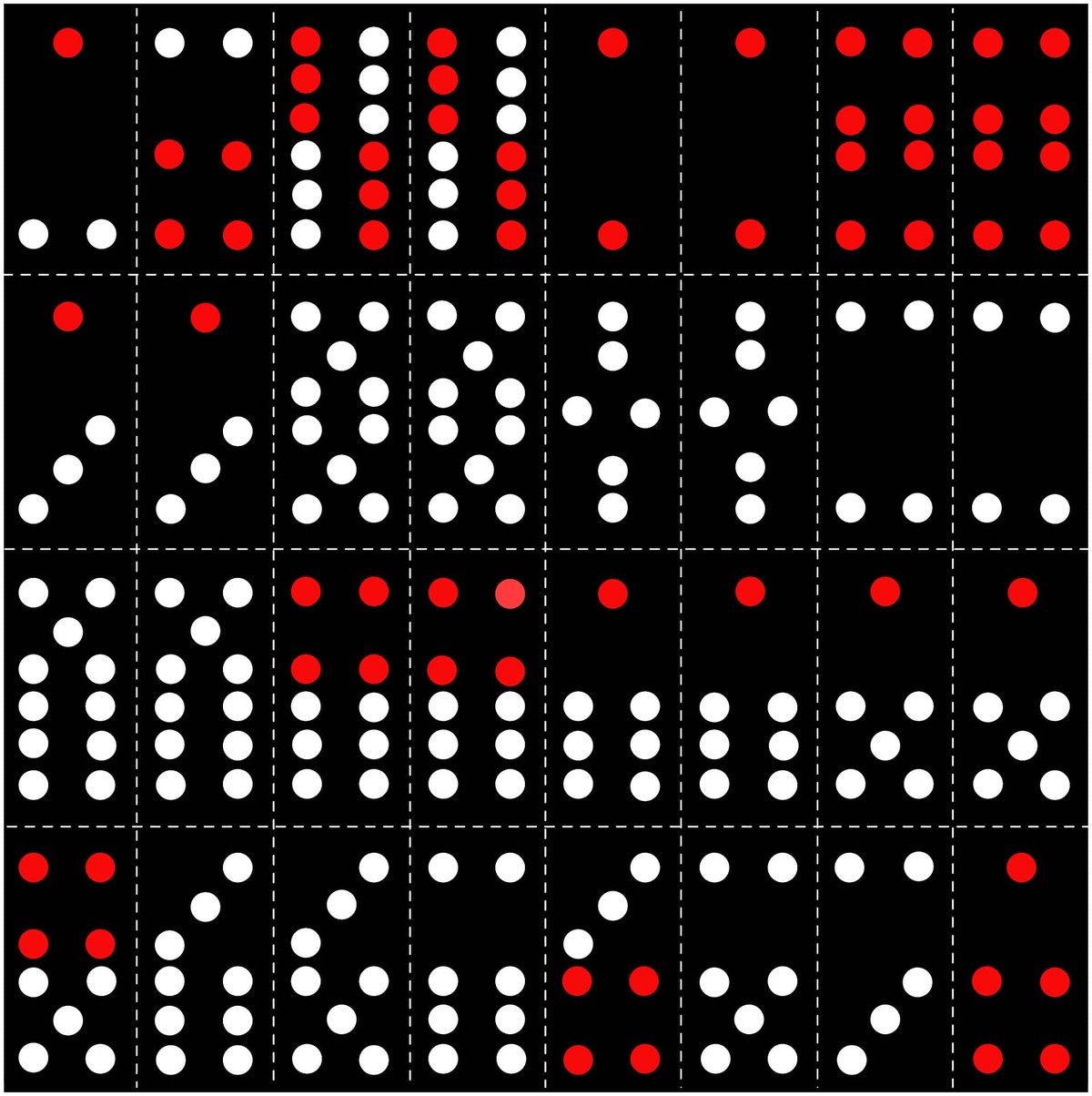 Pai-Gow Tiles that can be printed out and cut to practice at home