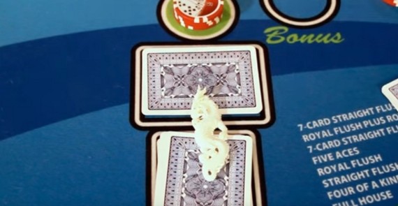 There is a dragon marker on top of the dragon hand cards