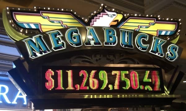 Megabucks sign