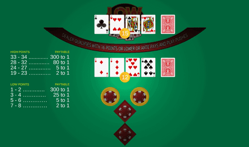 Screenshot of gameplay for Low Four